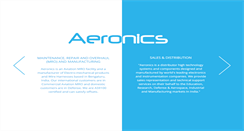 Desktop Screenshot of aeronics.in